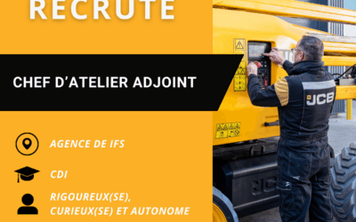 Rejoignez Axyom à Ifs (14) : devenez Chef d’Atelier Adjoint et participez à l’aventure JCB en Normandie