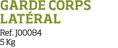 Garde corps lat ral Ref  J00084 5 Kg