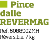   Pince dalle REVERMAG Ref  608890ZMH R versible, 7 kg