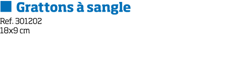   Grattons   sangle Ref  301202 18x9 cm